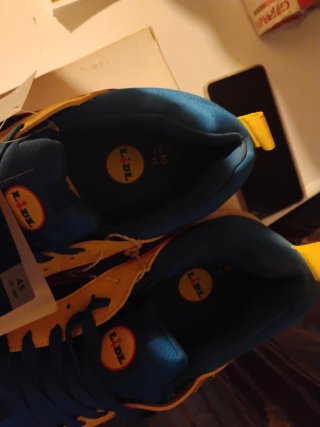 Scarpe da ginnastica uomo Lidl blu/gialle taglia 4