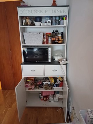 Alacena Cocina Blanca y Negra