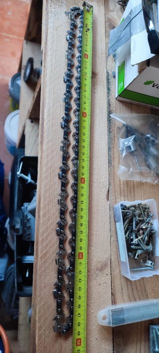 Cadena motosierra 40 cm