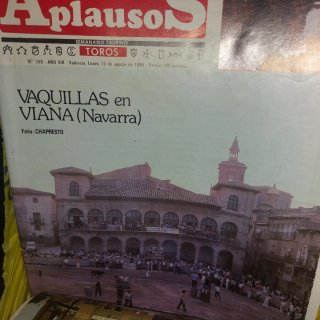 +20 revistas taurinas, Aplausos