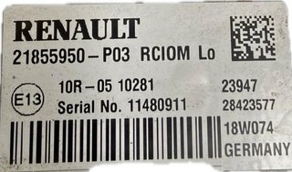 Renault 21855950 p03 centralita ecu s