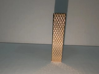 Mechero Dupont antiguo chapado en oro