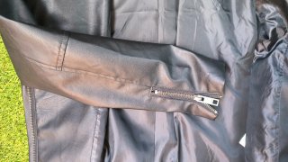 Chaqueta Biker Cuero Sintético Negra