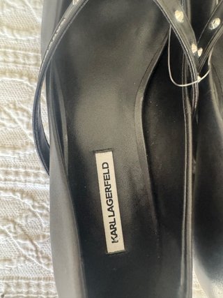 Zapatos Karl Lagerfeld Negros con Tachuelas