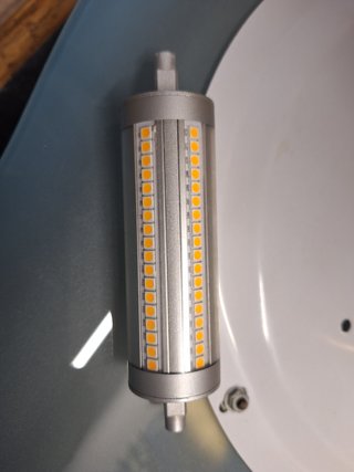 Lámpara de techo cristal azul
