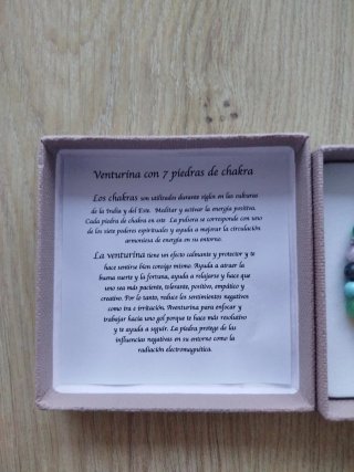 Pulsera Venturina 7 Chakras Piedras Naturales