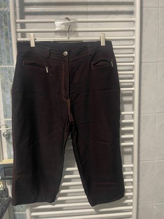 Bermuda elastiche bordeaux