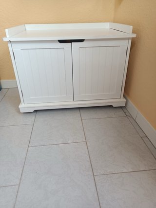 Caseta para perro blanca