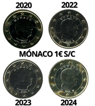 20 MONEDAS S/C VATICANO MÓNACO Y SAN MARINO