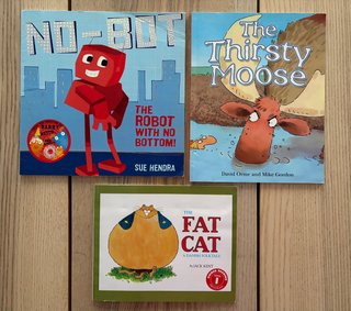 Lote 3 libros infantiles en inglés