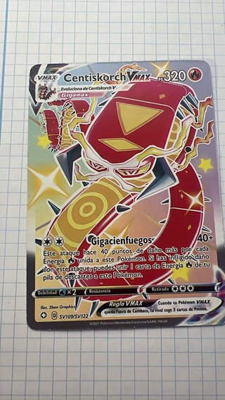 Carta Pokémon Centiskorch VMAX Gigamax