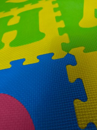 Tappeto Puzzle per Bambini 24 Lettere ABC 185x123