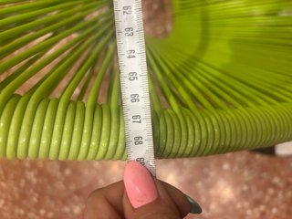 Silla de jardín verde