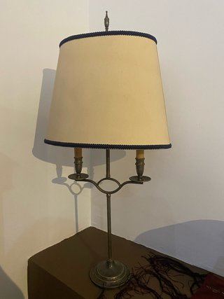2 Lámparas de mesa antiguas