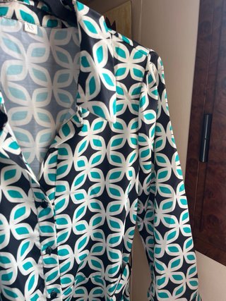 Vestido camisero estampado