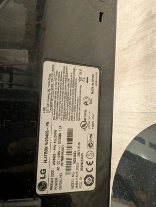 Monitor LG Flatron Negro