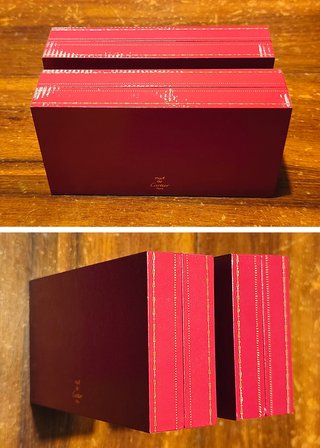 Cartier 2 cofanetti occhiali + porta documenti