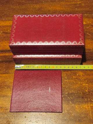 Cartier 2 cofanetti occhiali + porta documenti
