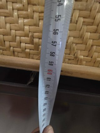 Baúl de mimbre y madera
