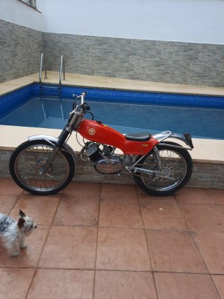 Montesa Cota 25cc Trial Roja.de marchas.