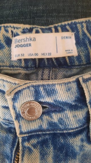 Jeans ampi vintage con stampa