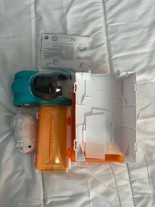 Set Coche con Garaje Go Go Hamsters (Zhu Zhu Pets)