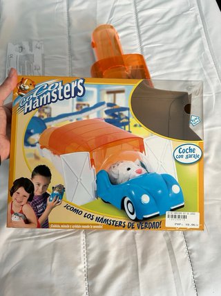 Set Coche con Garaje Go Go Hamsters (Zhu Zhu Pets)