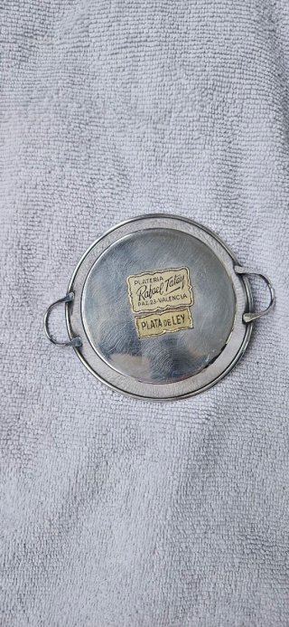 Mini Paellera Vintage Plata Ley 925