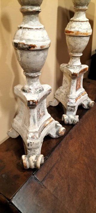 Coppia Antica Candelabri