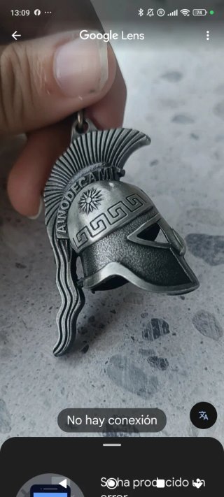 Llavero Casco Macedonio