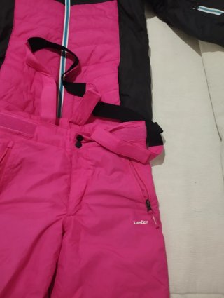 Conjunto Ropa Nieve Niños Azul y Negro