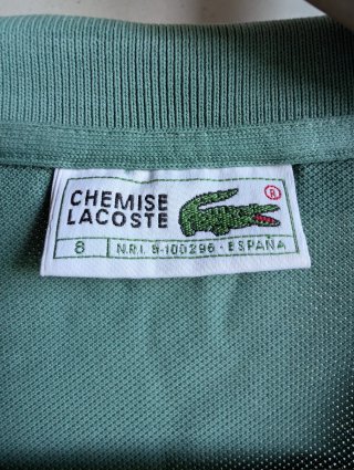 Camiseta Polo Lacoste Verde Hombre