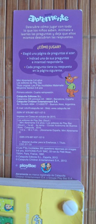 Abremente 5-6 años (Spanish Edition)
