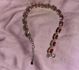 Bracciale Kate Argento con rosette in gradazione