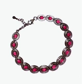 Bracciale Kate Argento con rosette in gradazione