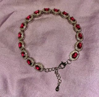 Bracciale Kate Argento con rosette in gradazione