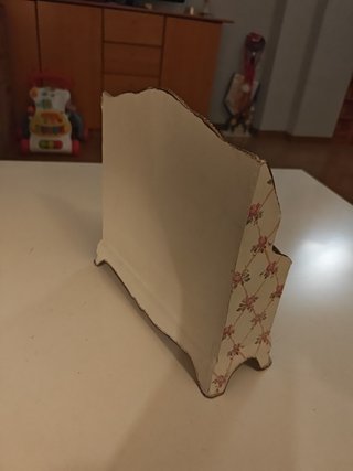 Organizador de cartas vintage floral