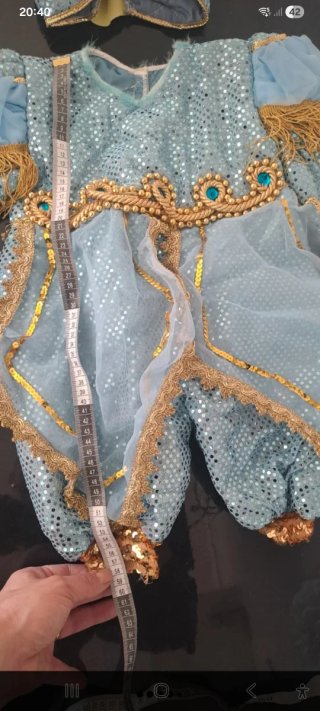 Vestito bambina Jasmine tg 24/36 mesi