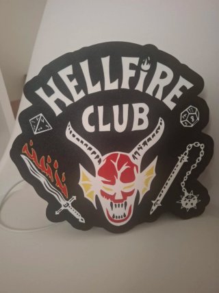 Light box Hellfire Club Stranger Things