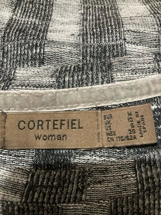 Camiseta manga larga CORTEFIEL gris