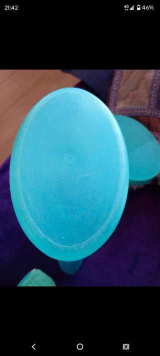 Caraffa Tupperware trasparente