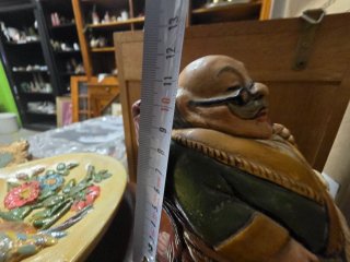 Figuras Abuelos Mecedora Cerámica