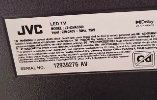 JVC Smart TV 43 Android TV 4K UHD