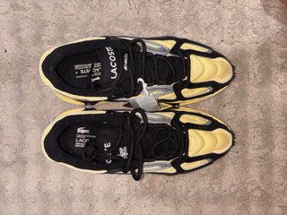 Zapatillas Lacoste L003 Negras y Amarillas