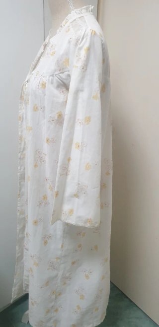 Bata mujer floral talla L