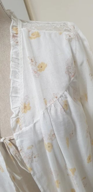 Bata mujer floral talla L