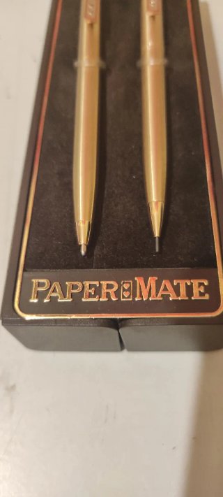 Conjunto Paper Mate Bolígrafo + Portaminas Dorado