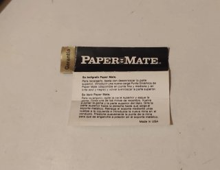 Conjunto Paper Mate Bolígrafo + Portaminas Dorado