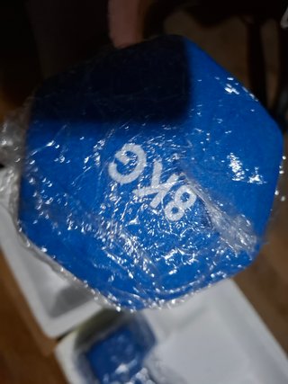 2 Mancuernas 8Kg Cada Una Azules