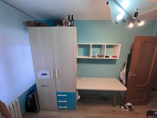 Dormitorio juvenil litera con armario